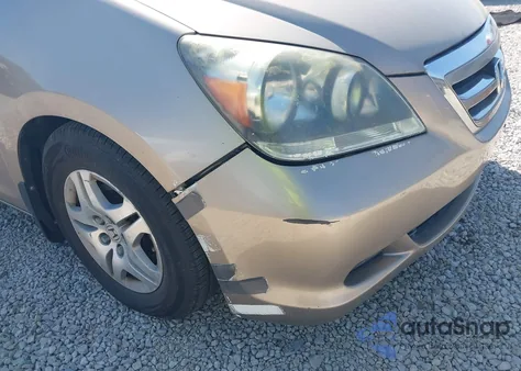 2007 Honda Odyssey Exl from USA, damaged, VIN 5FNRL38787B107942